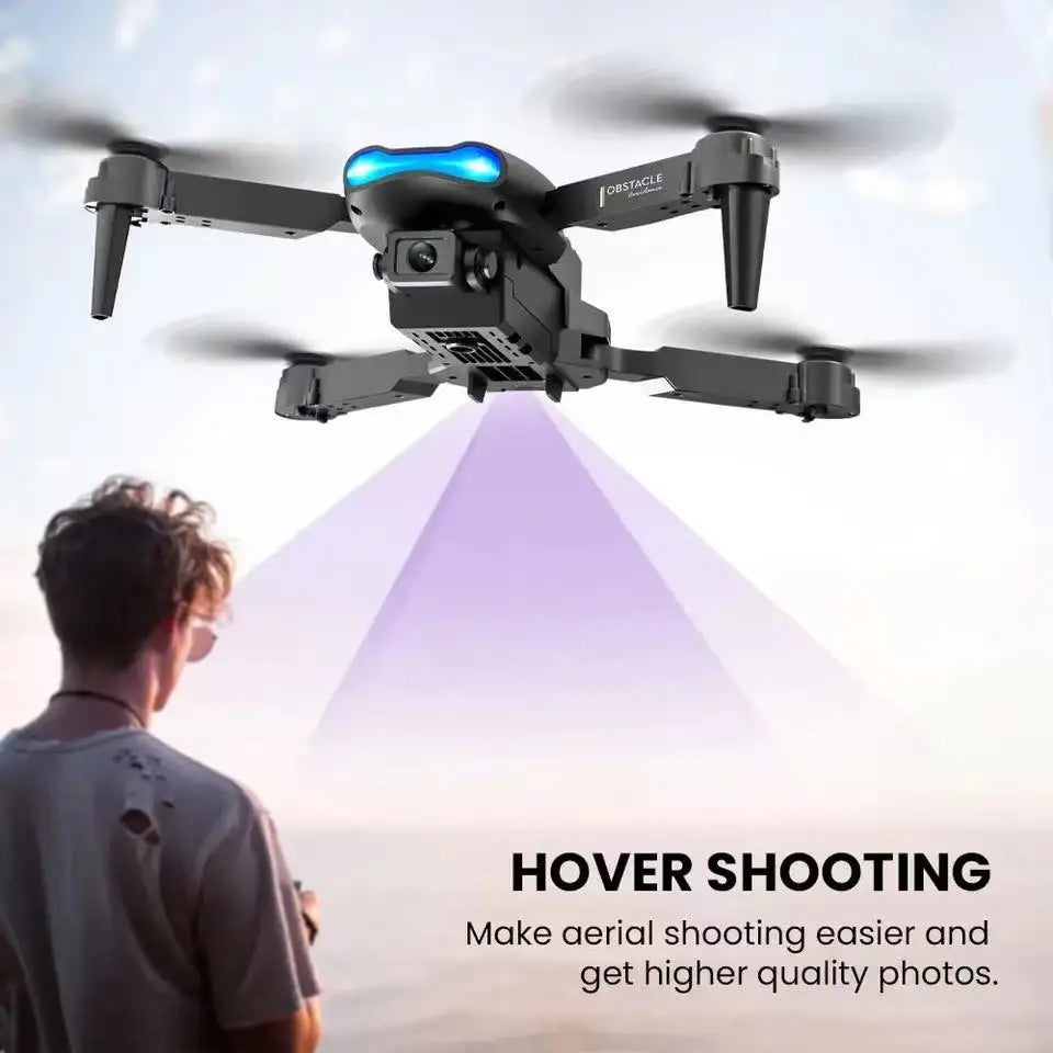 Drone Professionnel E99 4K HD – Caméra Pliable, WiFi FPV, Photographie Aérienne, Quadrirotor RC
