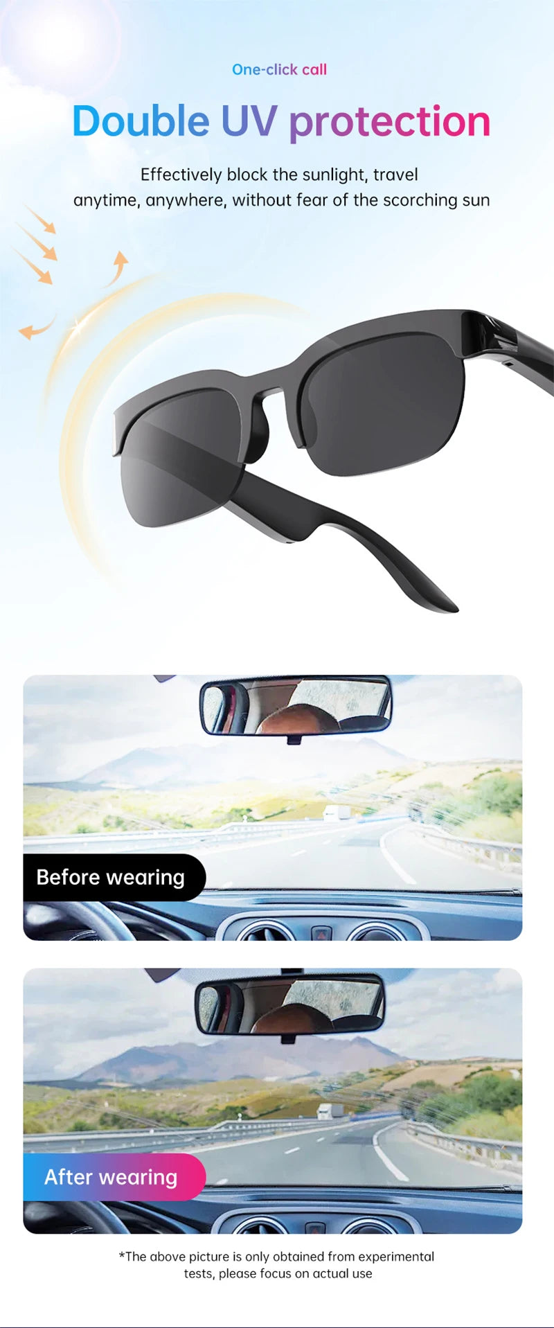 Lunettes Intelligentes Lenovo XG89 – Traduction IA, Bluetooth 5.3, Musique & Appels, Lunettes Connectées