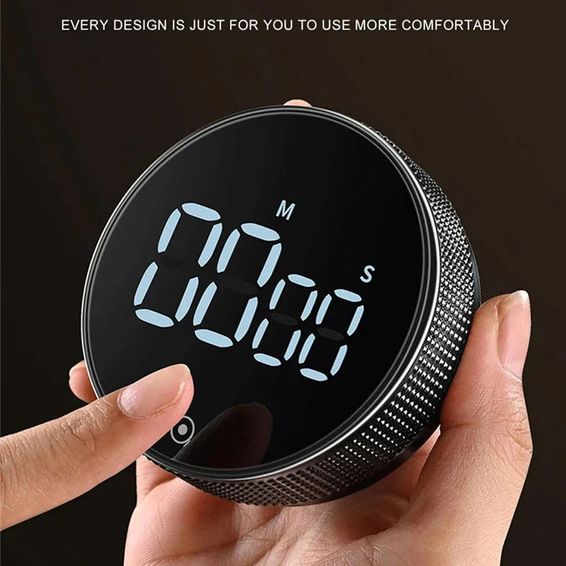 DINRGO minuterie de cuisine magnétique minuterie numérique compte à rebours manuel minuterie rotative minuterie de cuisson mécanique chronomètre de douche de cuisson