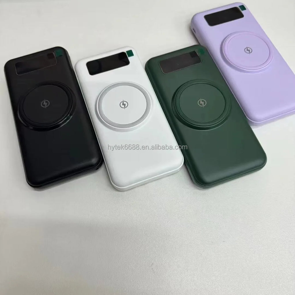 Powerbank 30000 mAh Charge Rapide Sans Fil — Batterie Externe Universelle avec Câbles | iPhone & Android