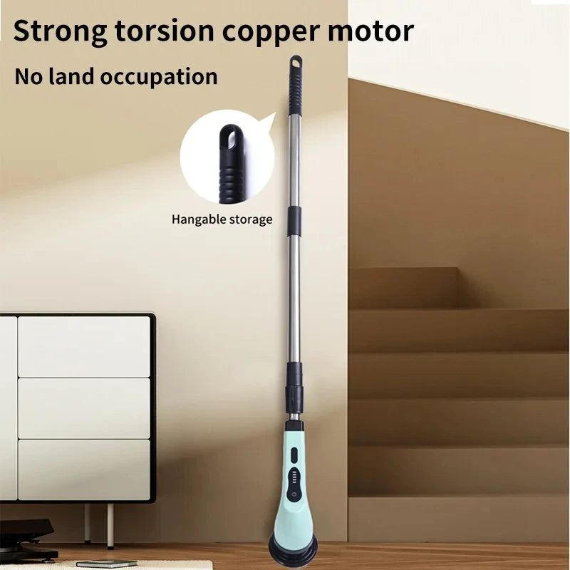 Brosse de nettoyage électrique 9-en-1 – Rotative, rechargeable, multi-surfaces