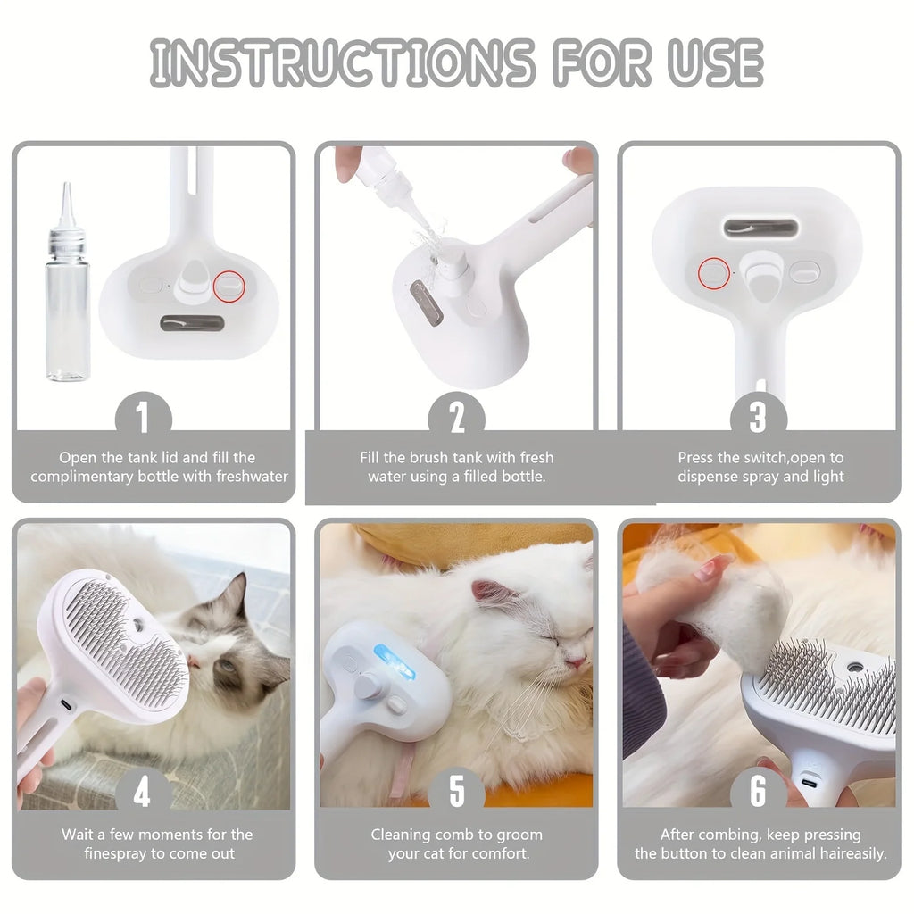 Brosse spray démêlante pour chats & chiens