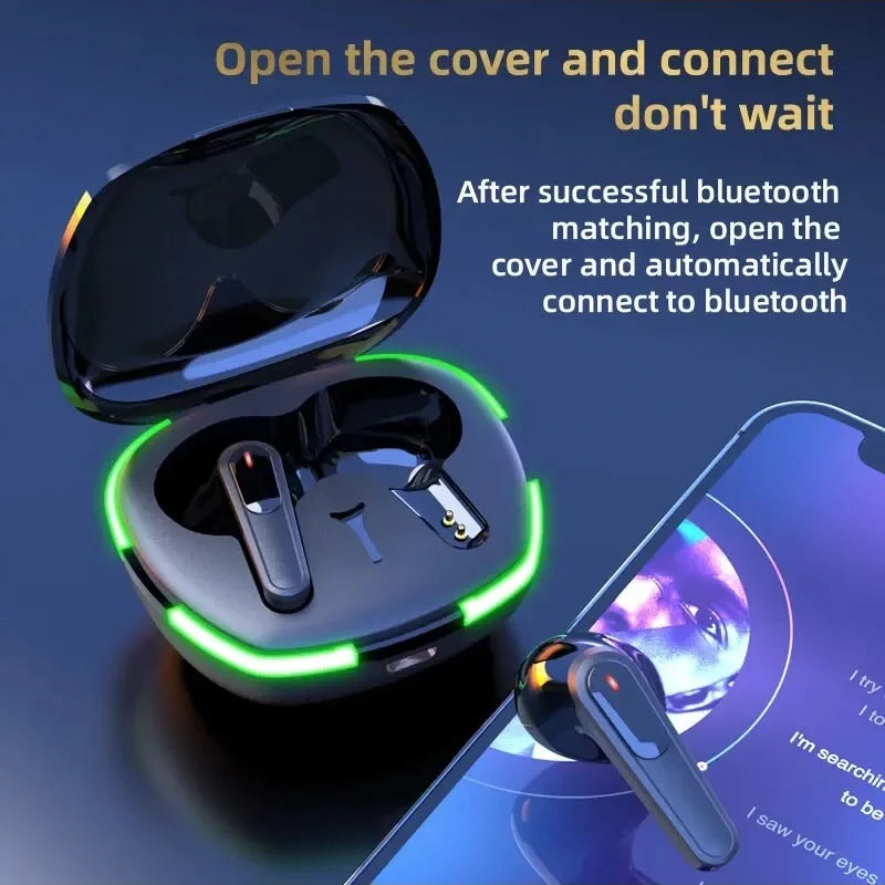 Écouteurs Bluetooth TWS Pro60 — ANC, HiFi Stéréo, Micro & Assistant Vocal | Sport & Gaming