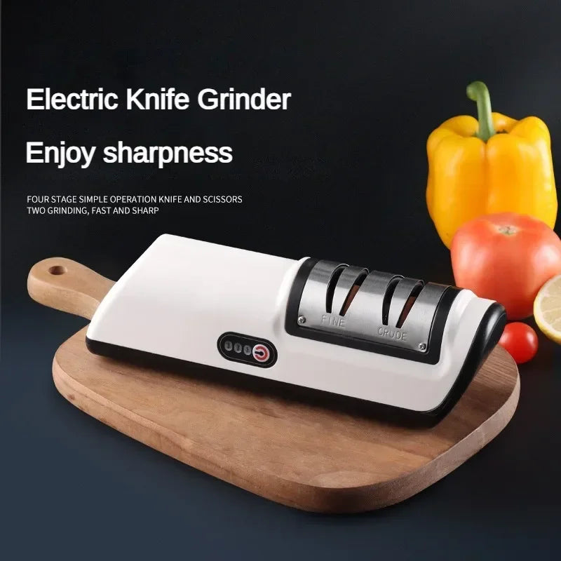 Affûteur de couteaux électrique de cuisine, affûteur de couteaux de cuisine professionnel automatique multifonctionnel, affûteur de couteaux domestique