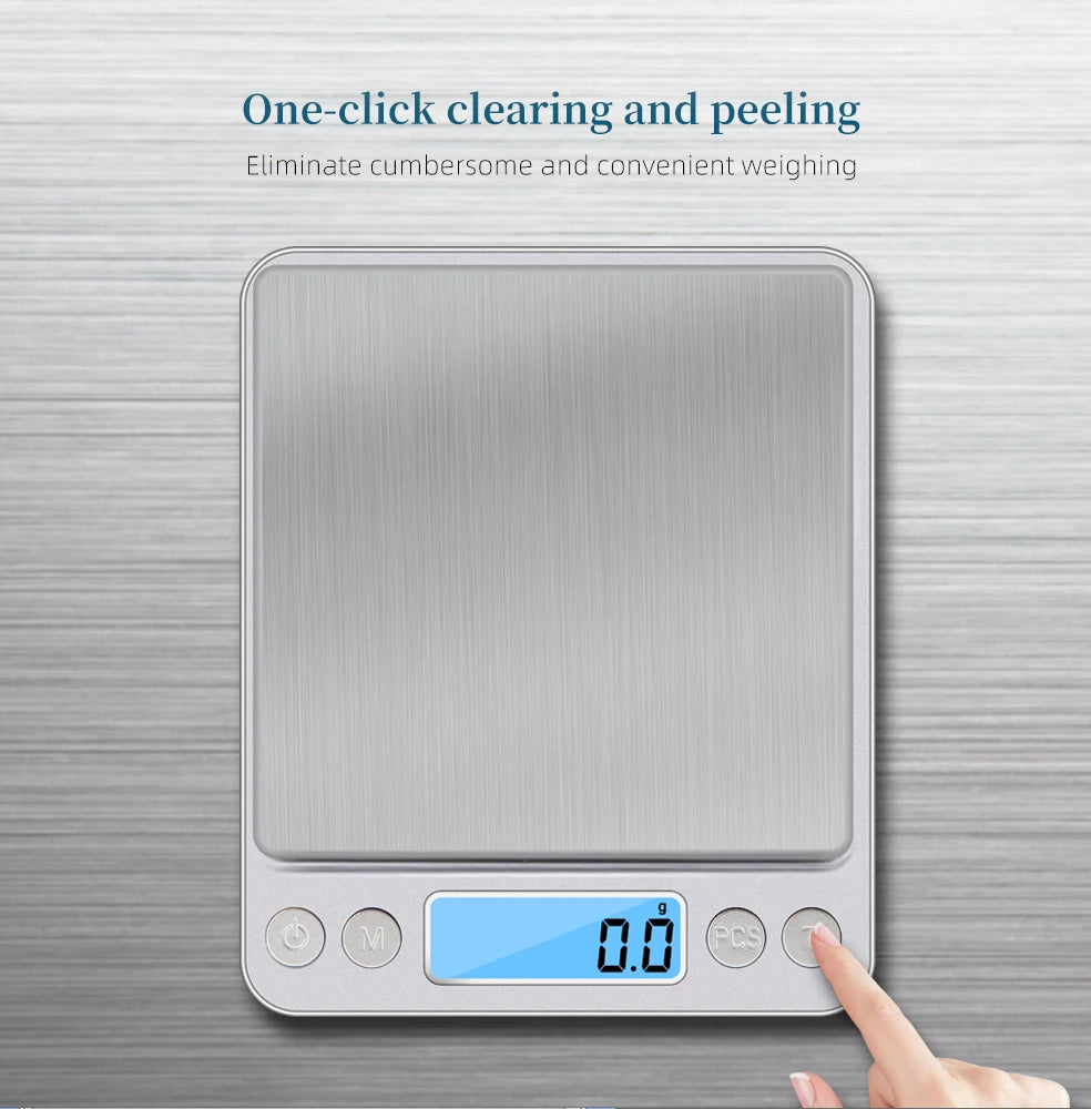 Balance de précision numérique 3000g / 0,1g – Écran LCD