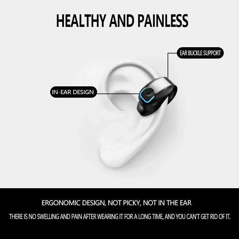 Écouteurs Bluetooth à Conduction Osseuse TWS — Sans Fil, Micro Intégré, Réduction de Bruit | Sport