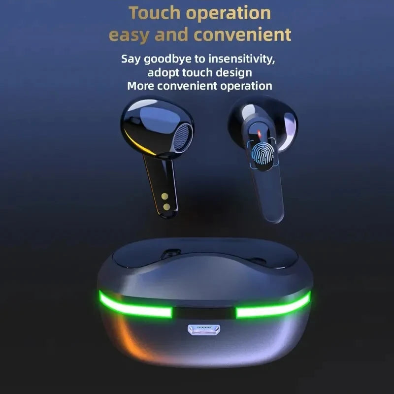 Écouteurs Bluetooth TWS Pro60 — ANC, HiFi Stéréo, Micro & Assistant Vocal | Sport & Gaming