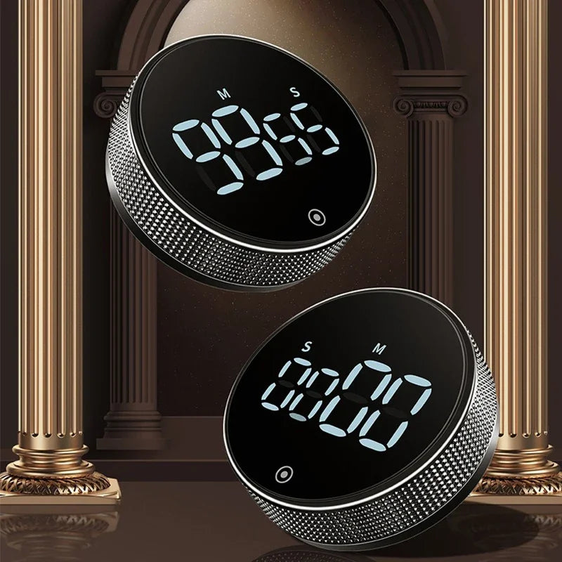 DINRGO minuterie de cuisine magnétique minuterie numérique compte à rebours manuel minuterie rotative minuterie de cuisson mécanique chronomètre de douche de cuisson