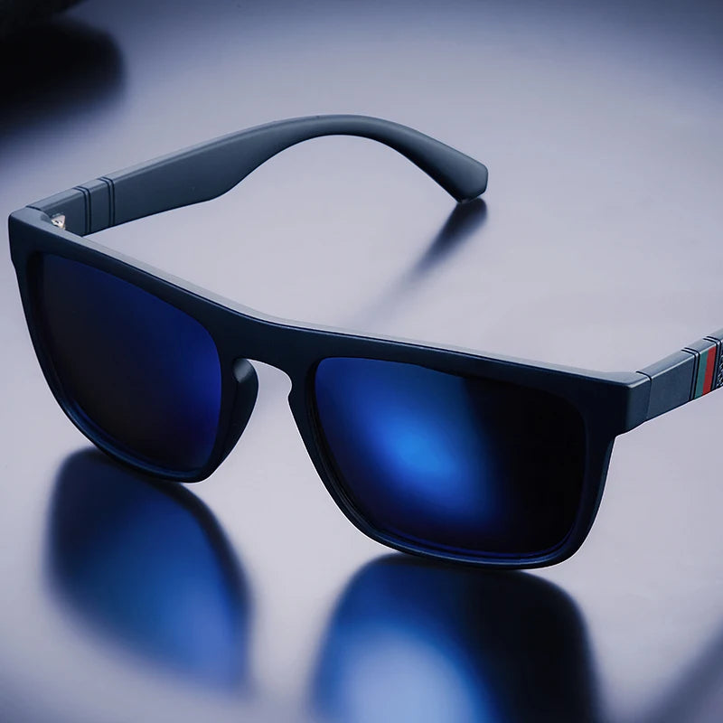 Lunettes de soleil carrées polarisées Ravenisa – UV400, style vintage
