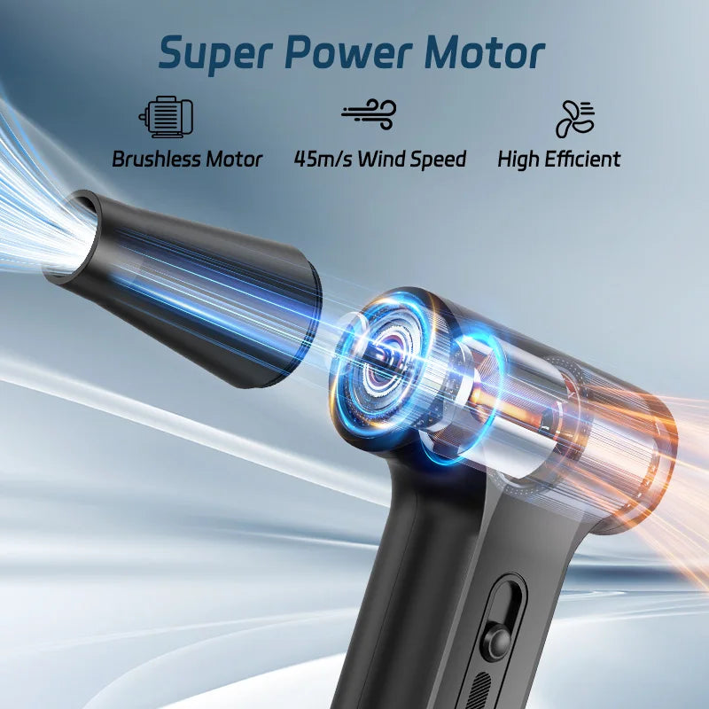 Souffleur d'air turbo sans fil 300 000 tr/min