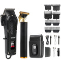 Tondeuse Électrique Vintage T9 — Kit Complet Sans Fil, Barbe & Cheveux, Rechargeable USB | Homme