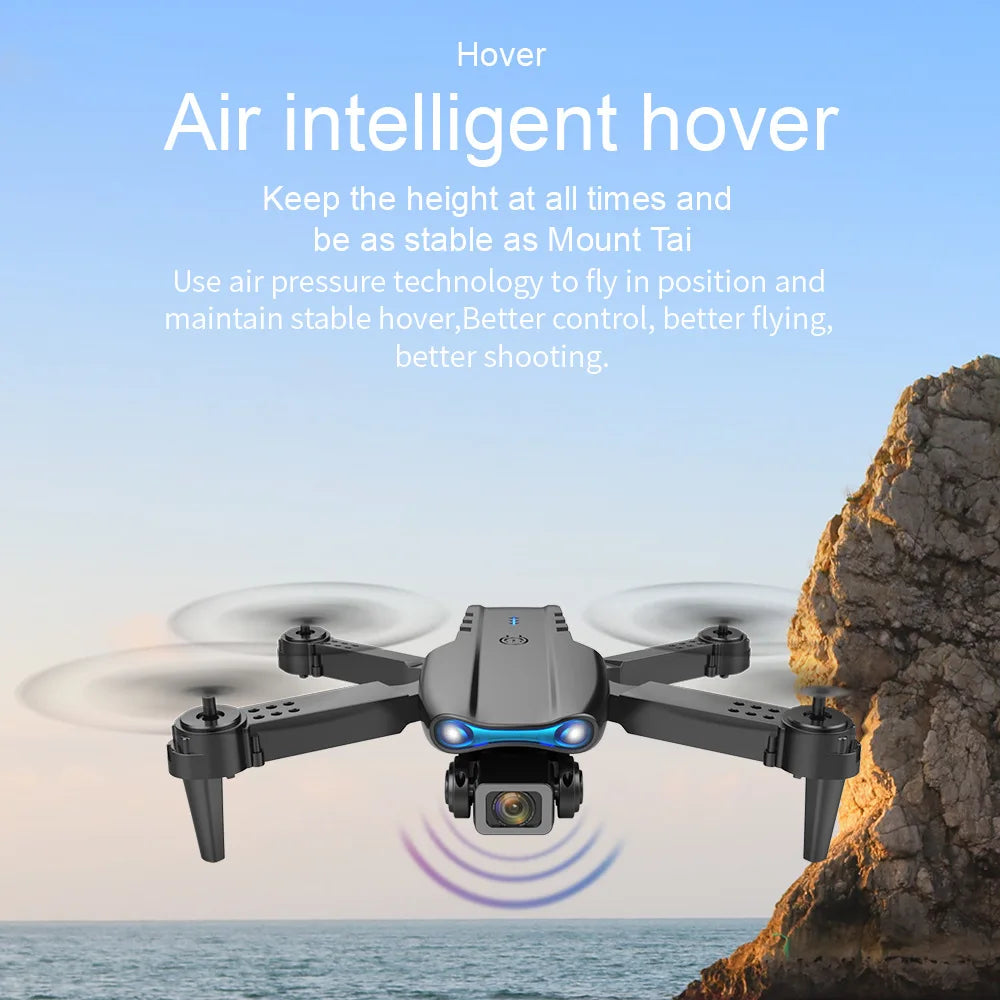 Drone Professionnel E99 4K HD – Caméra Pliable, WiFi FPV, Photographie Aérienne, Quadrirotor RC