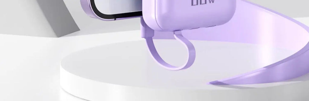 Powerbank 20000 mAh Mini — Charge Ultra Rapide PD20W, Câble Intégré | Compact & Léger