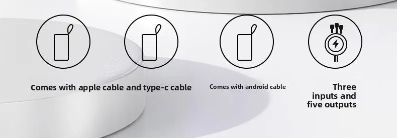 Powerbank 20000 mAh Mini — Charge Ultra Rapide PD20W, Câble Intégré | Compact & Léger