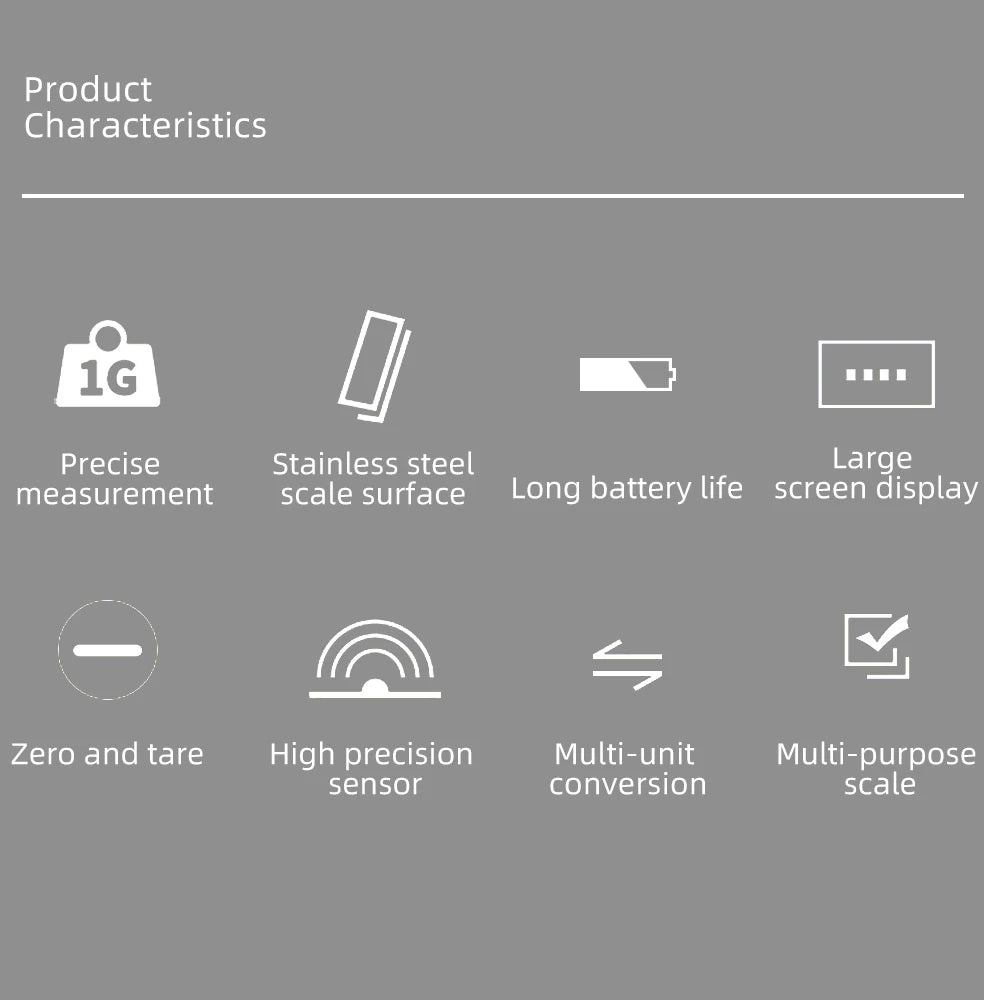 Balance de précision numérique 3000g / 0,1g – Écran LCD