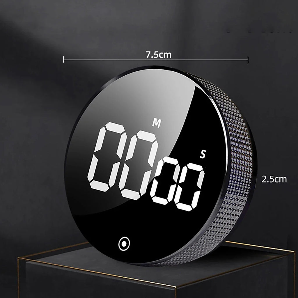 DINRGO minuterie de cuisine magnétique minuterie numérique compte à rebours manuel minuterie rotative minuterie de cuisson mécanique chronomètre de douche de cuisson