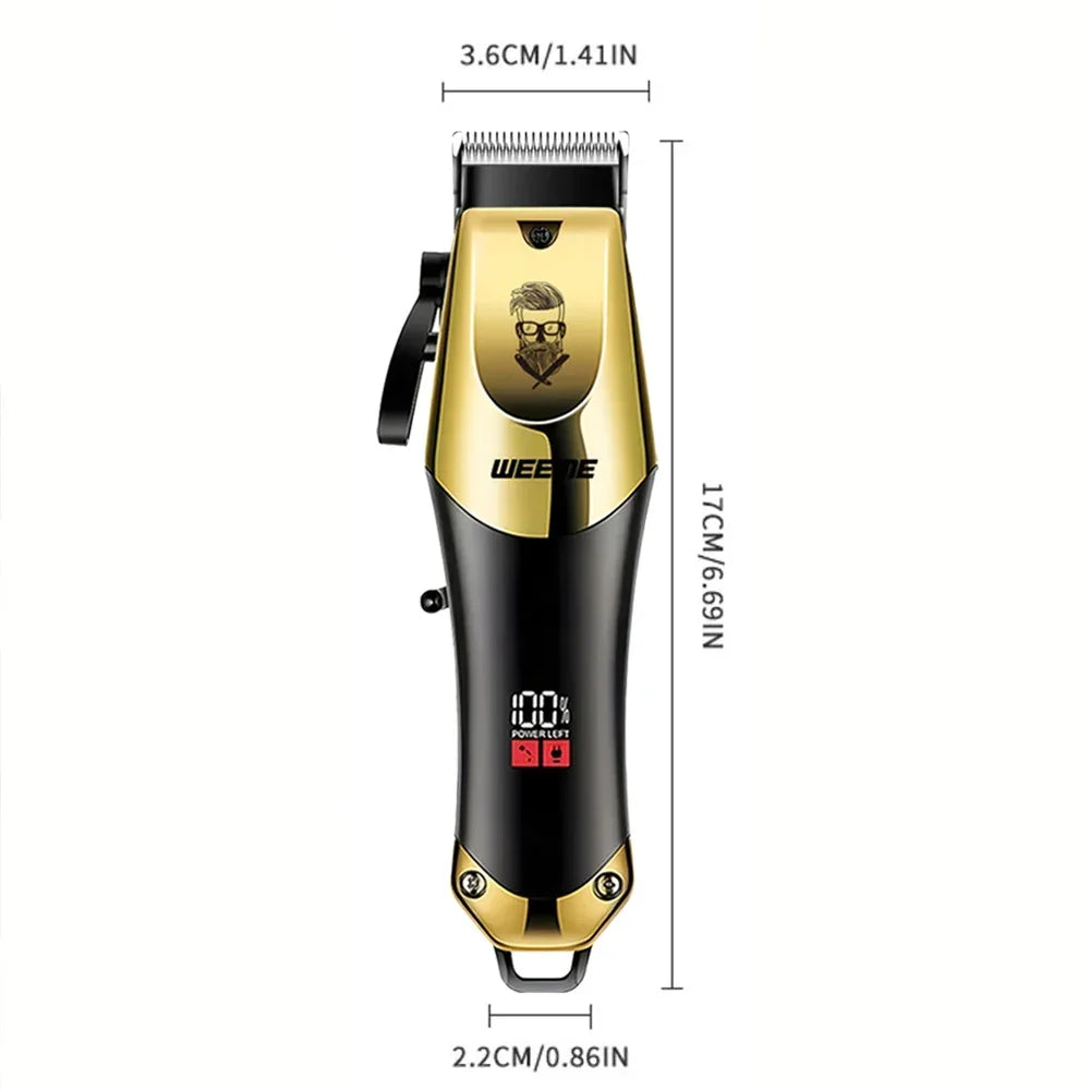 Tondeuse Électrique Vintage T9 — Kit Complet Barbe & Cheveux pour Homme