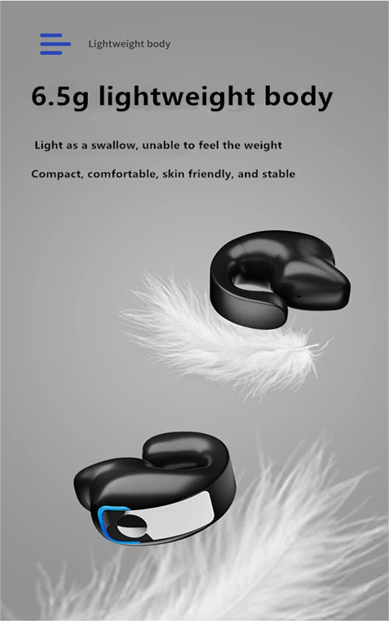 Écouteurs Bluetooth à Conduction Osseuse TWS — Sans Fil, Micro Intégré, Réduction de Bruit | Sport