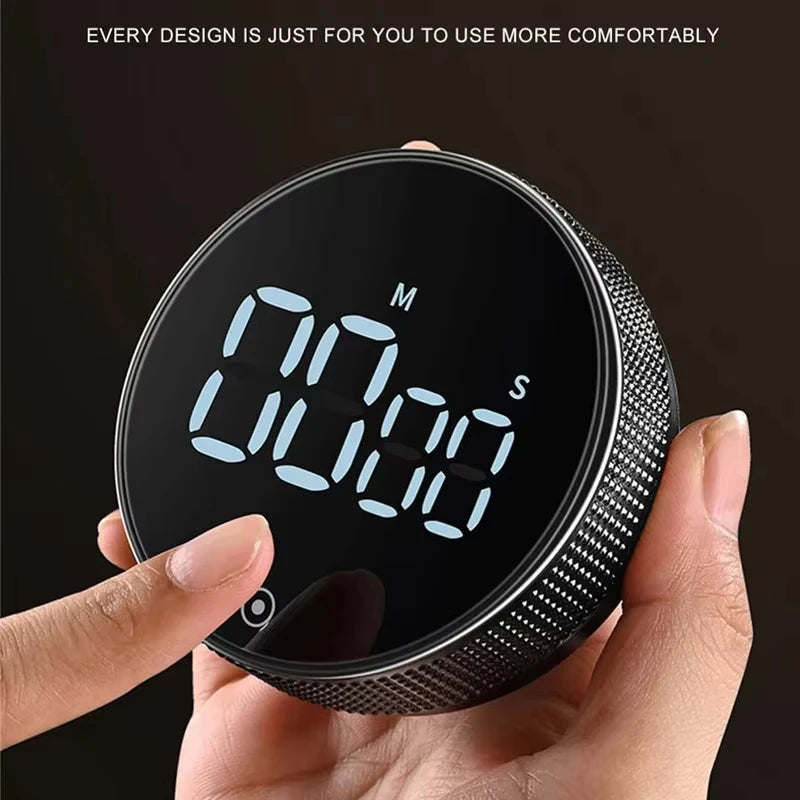 DINRGO minuterie de cuisine magnétique minuterie numérique compte à rebours manuel minuterie rotative minuterie de cuisson mécanique chronomètre de douche de cuisson